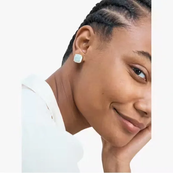 ⭐️NEW Kate Spade Gold and Opal Stud Earrings - Picture 2 of 6